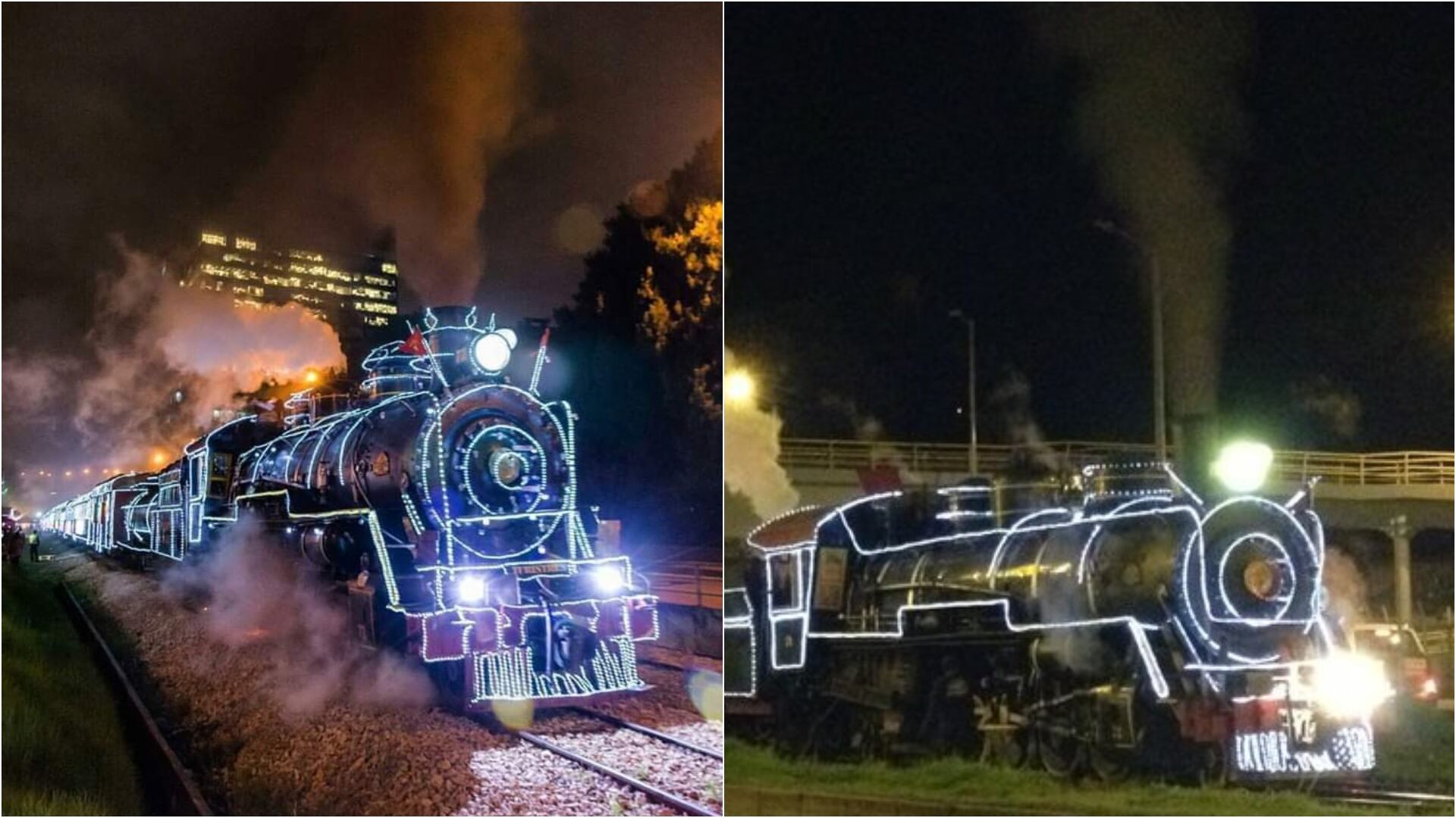 Planes en Navidad en Bogotá: Tren de la Sabana; horarios, rutas y recomendaciones (redes sociales de @colombia_hist)