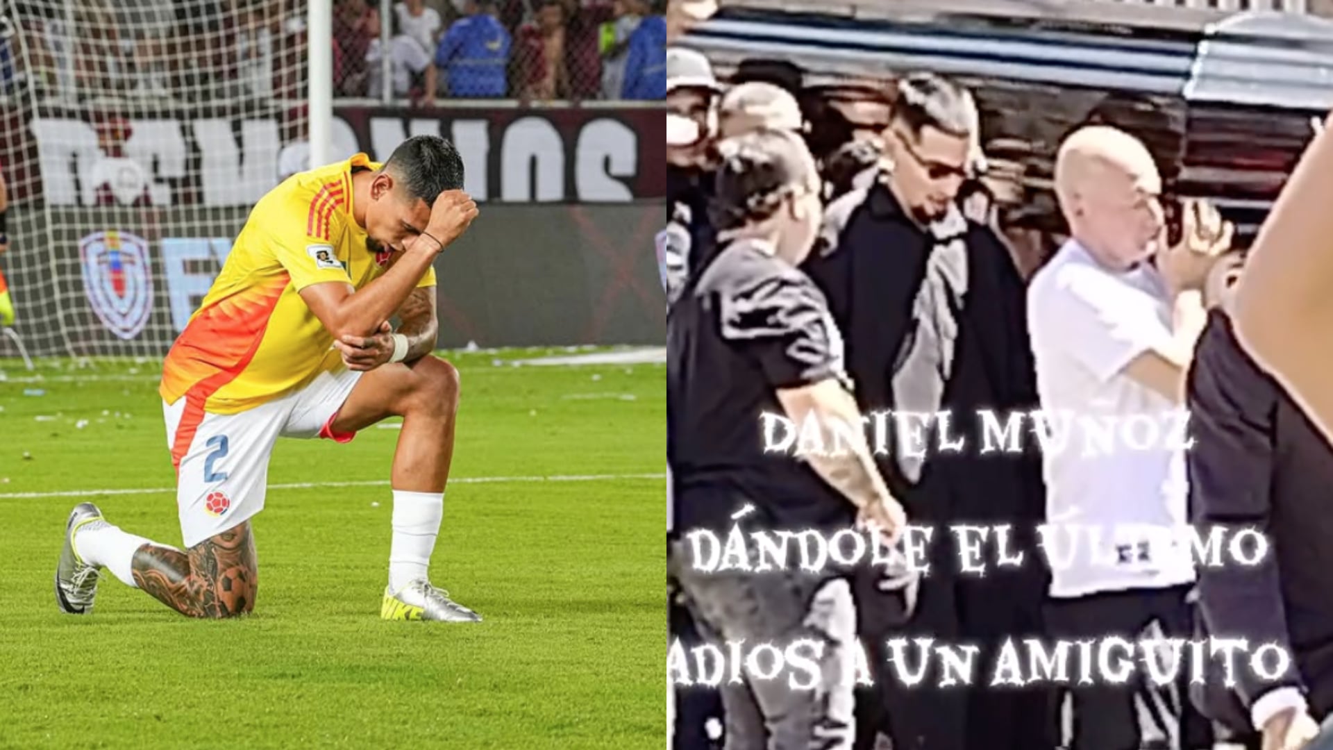 Daniel Muñoz - Fotos: Redes sociales del jugador y pantallazo de redes sociales tomadas el 18 de noviembre de 2025