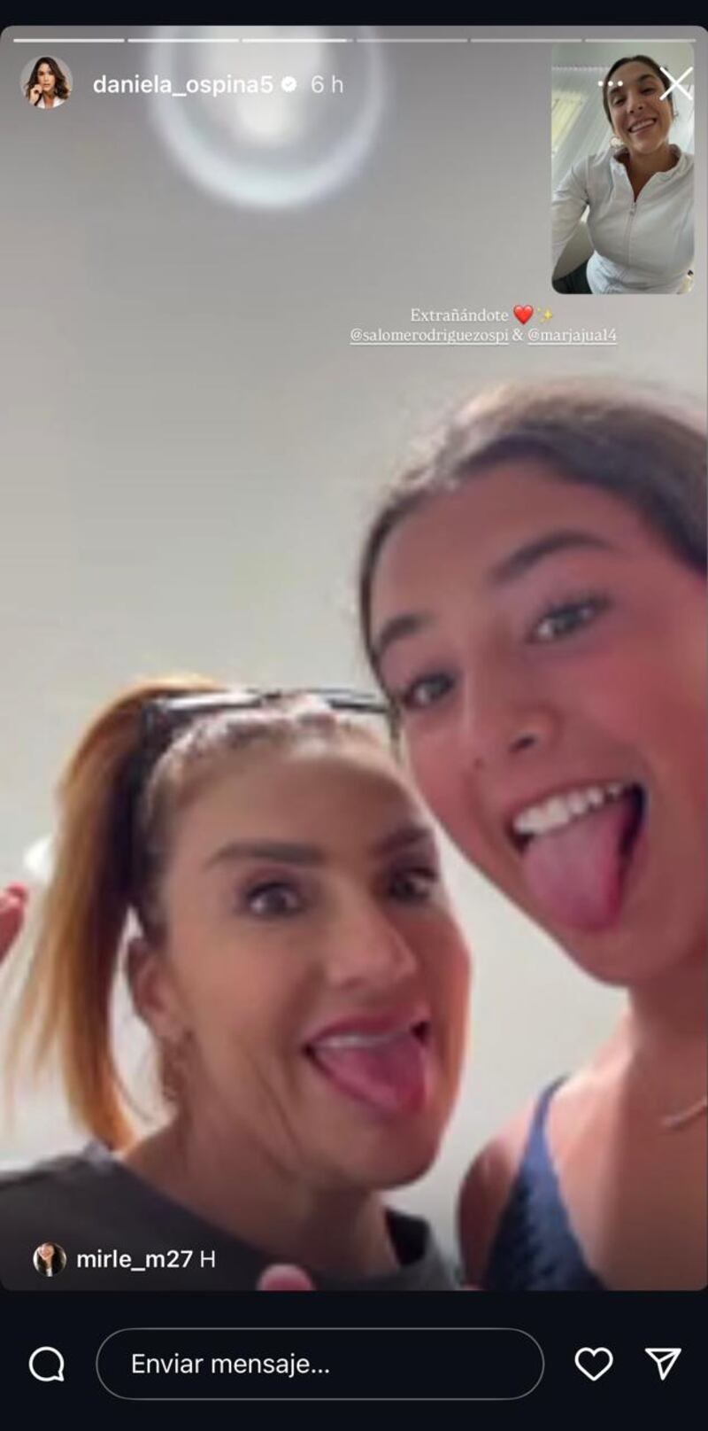 Daniela Ospina y Salomé Rodríguez