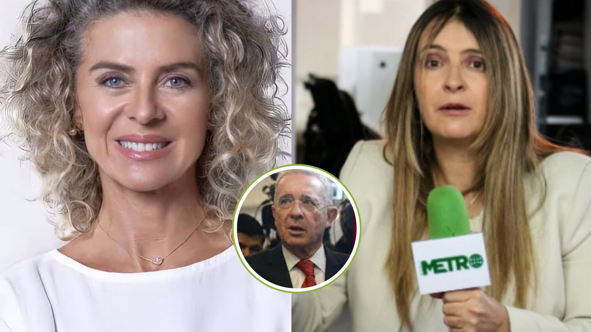 Margarita Rosa, Paloma Valencia y Álvaro Uribe