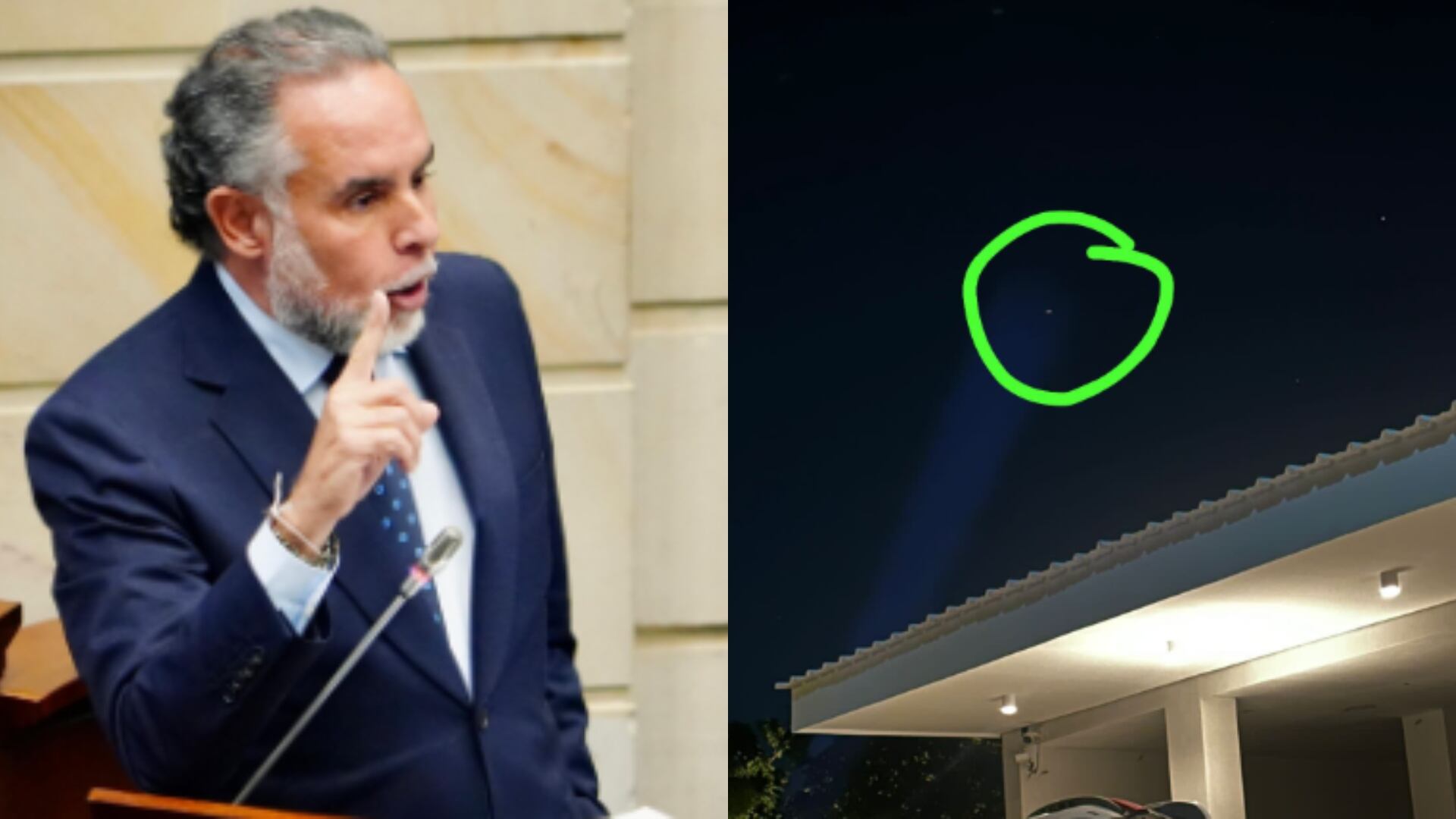 Armando Benedetti denuncia que drones han estado sobrevolando su vivienda.