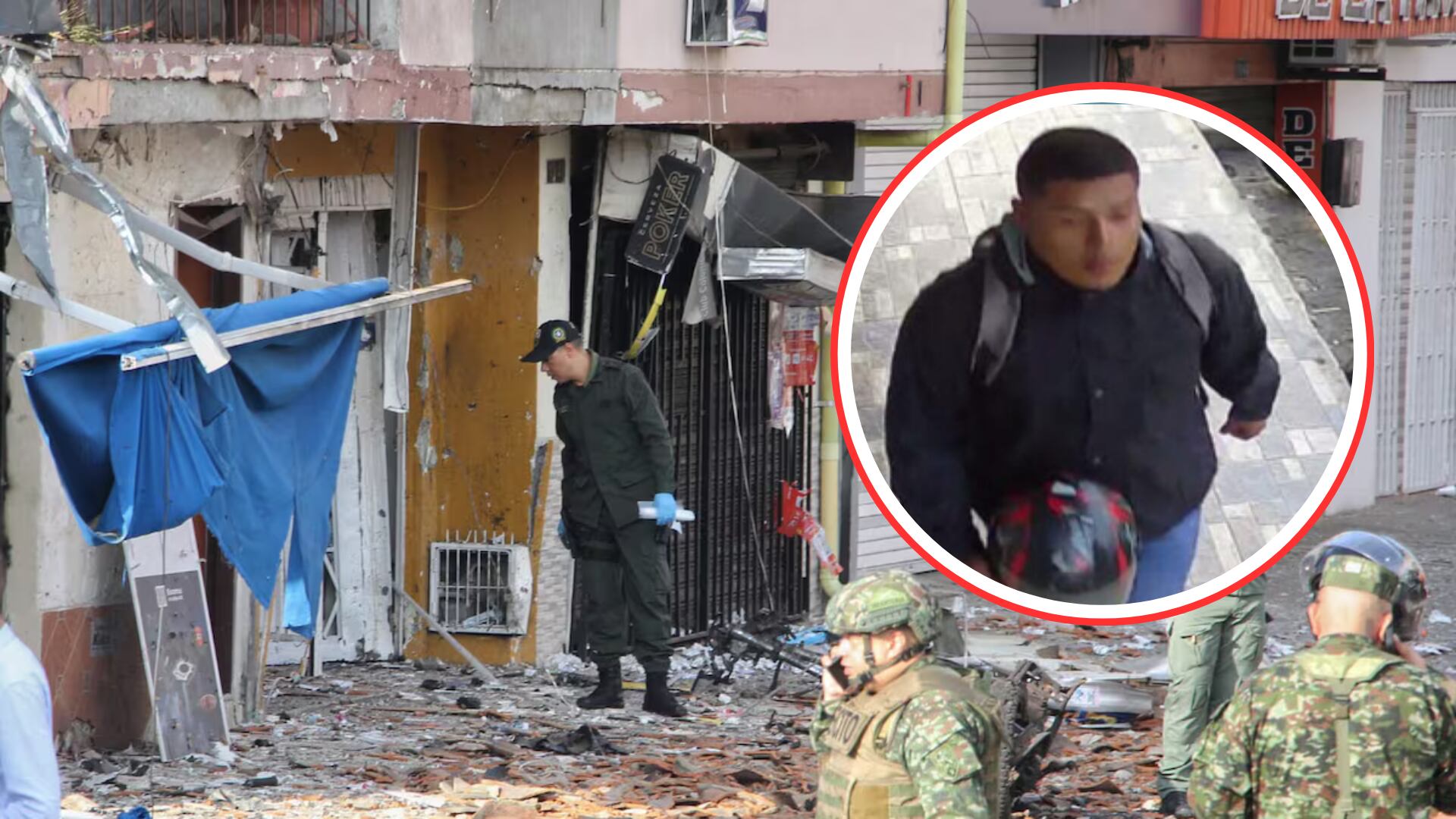 Este sería el responsable del atentado a policías en Jamundí, Valle del Cauca.