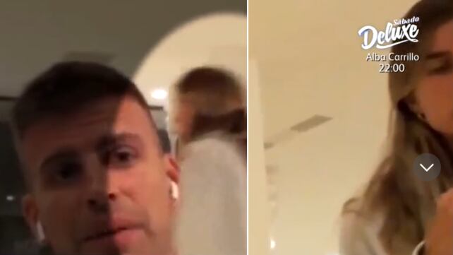 Clara Chía y Gerald Piqué pasaban tiempo en la casa de Shakira