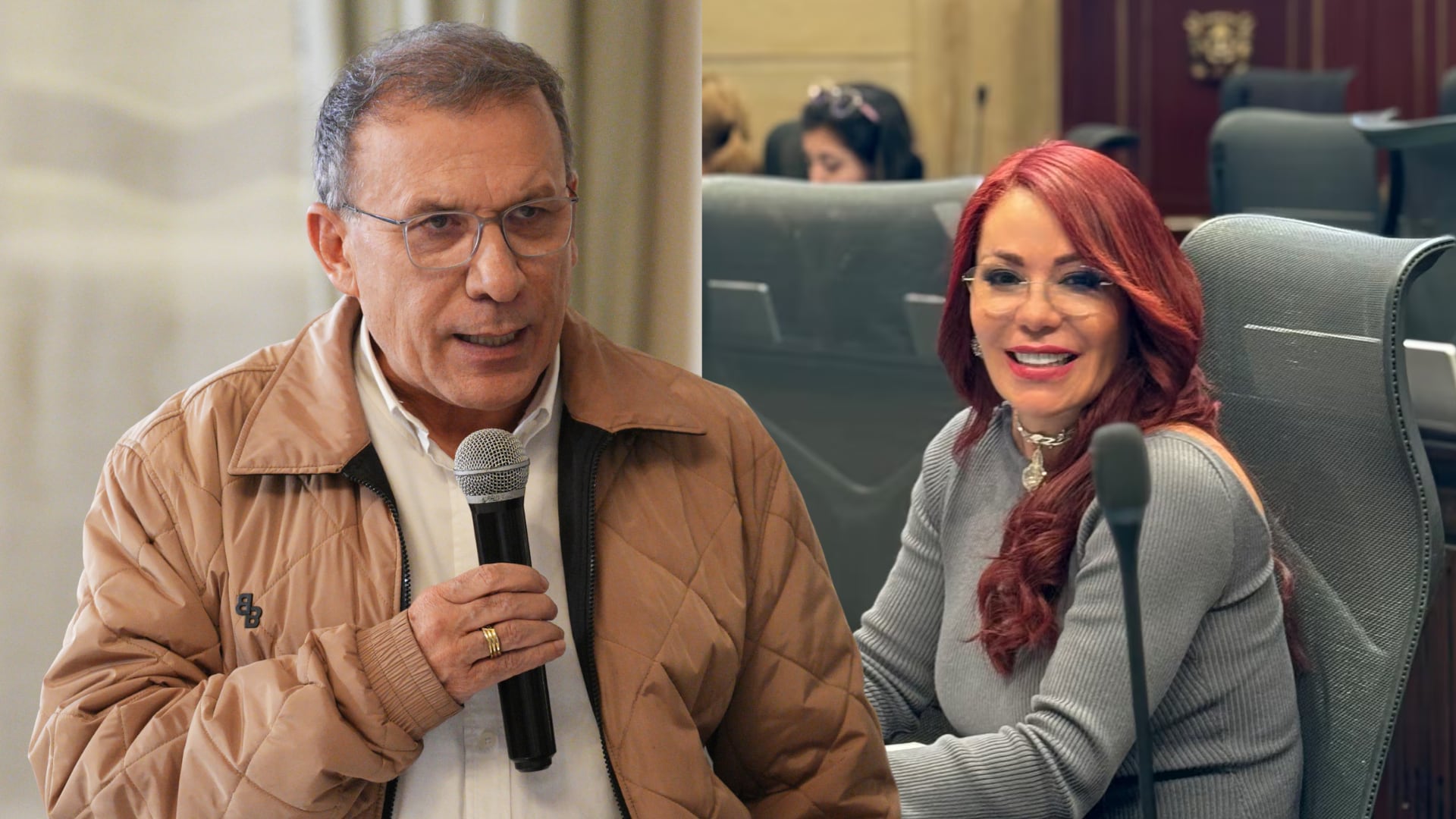 Gloria Arizabaleta y Roy Barreras
