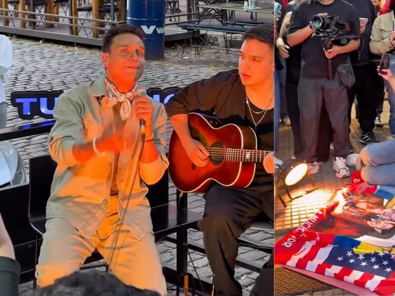 Silvestre Dangond sorprendió a fans en Argentina con concierto gratis en la calle