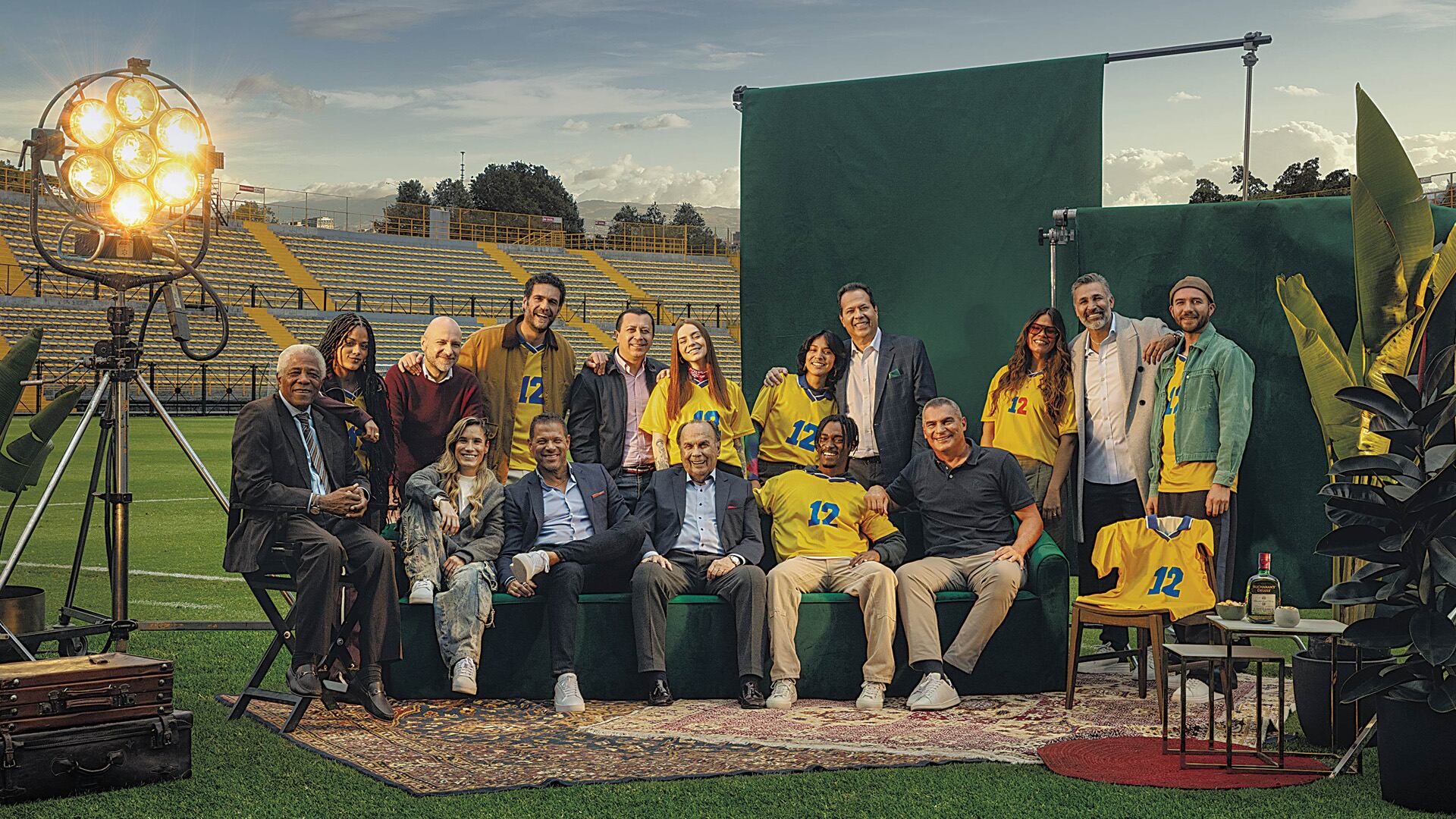 Ídolos del fútbol colombiano se reúnen