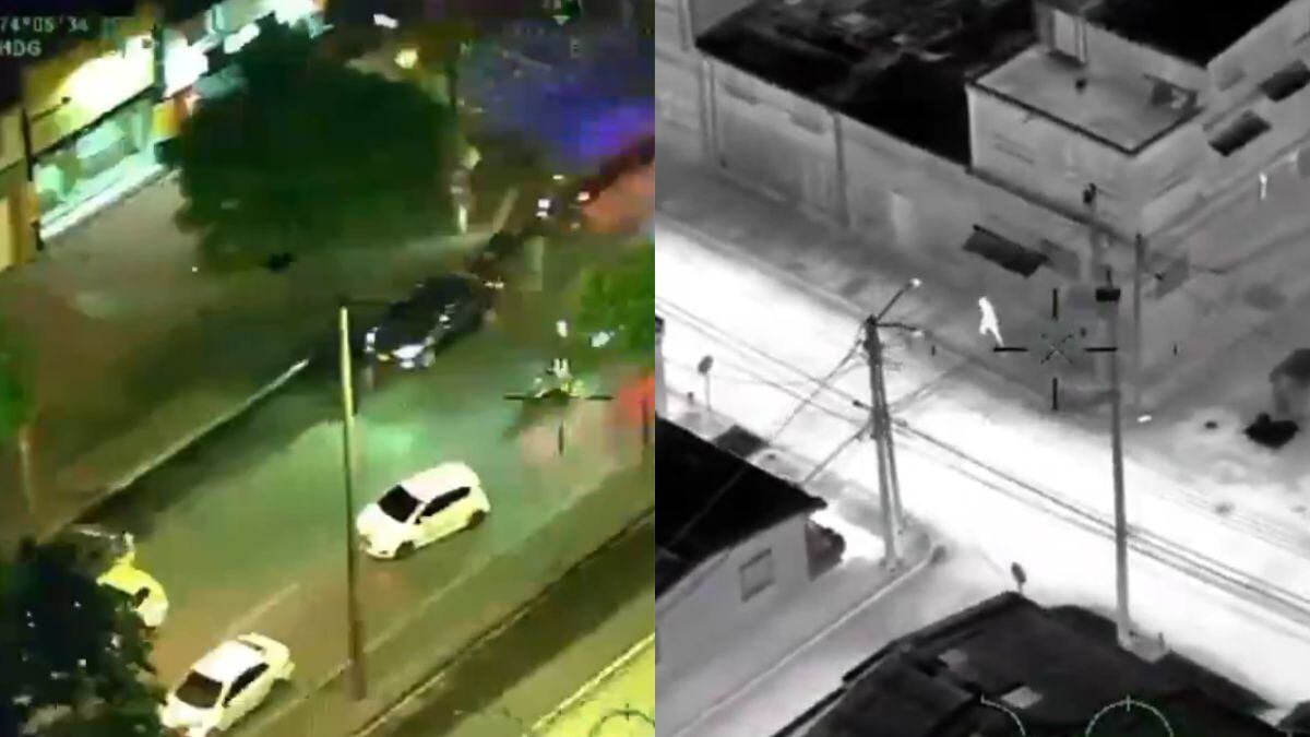 La Policía persiguió a hombre que se movilizaba en carro robado en Bogotá.