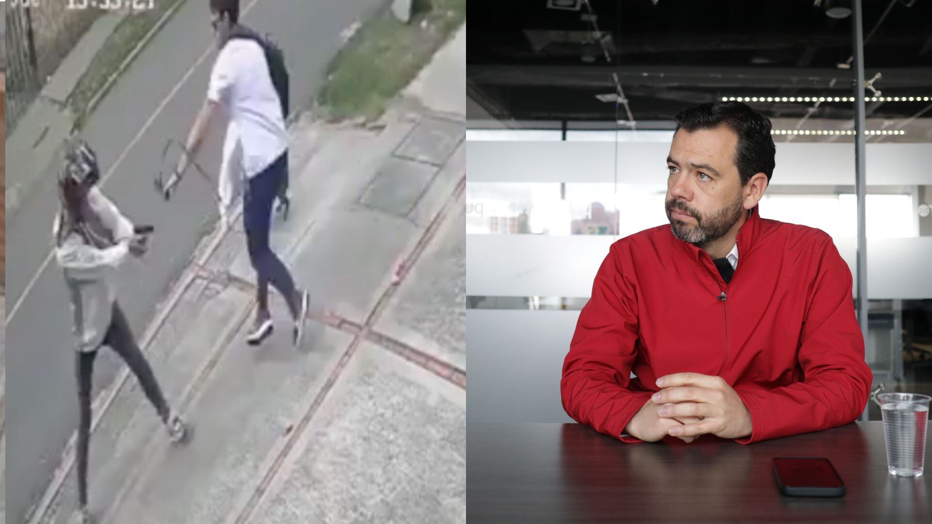 Carlos Fernando Galán reaccionó al robo en Chapinero