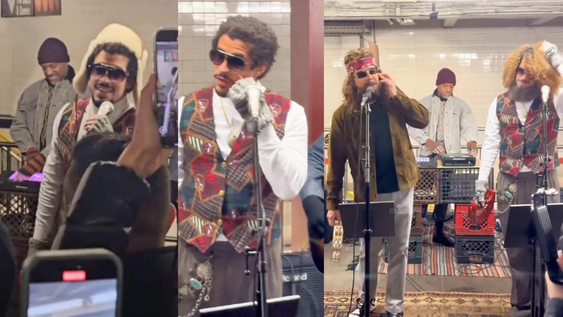 Bad Bunny en el Metro de Nueva York