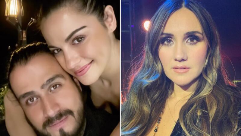 Dulce María mostró la pancita de Maite Perroni en una postal: “la embarazada más elegante”