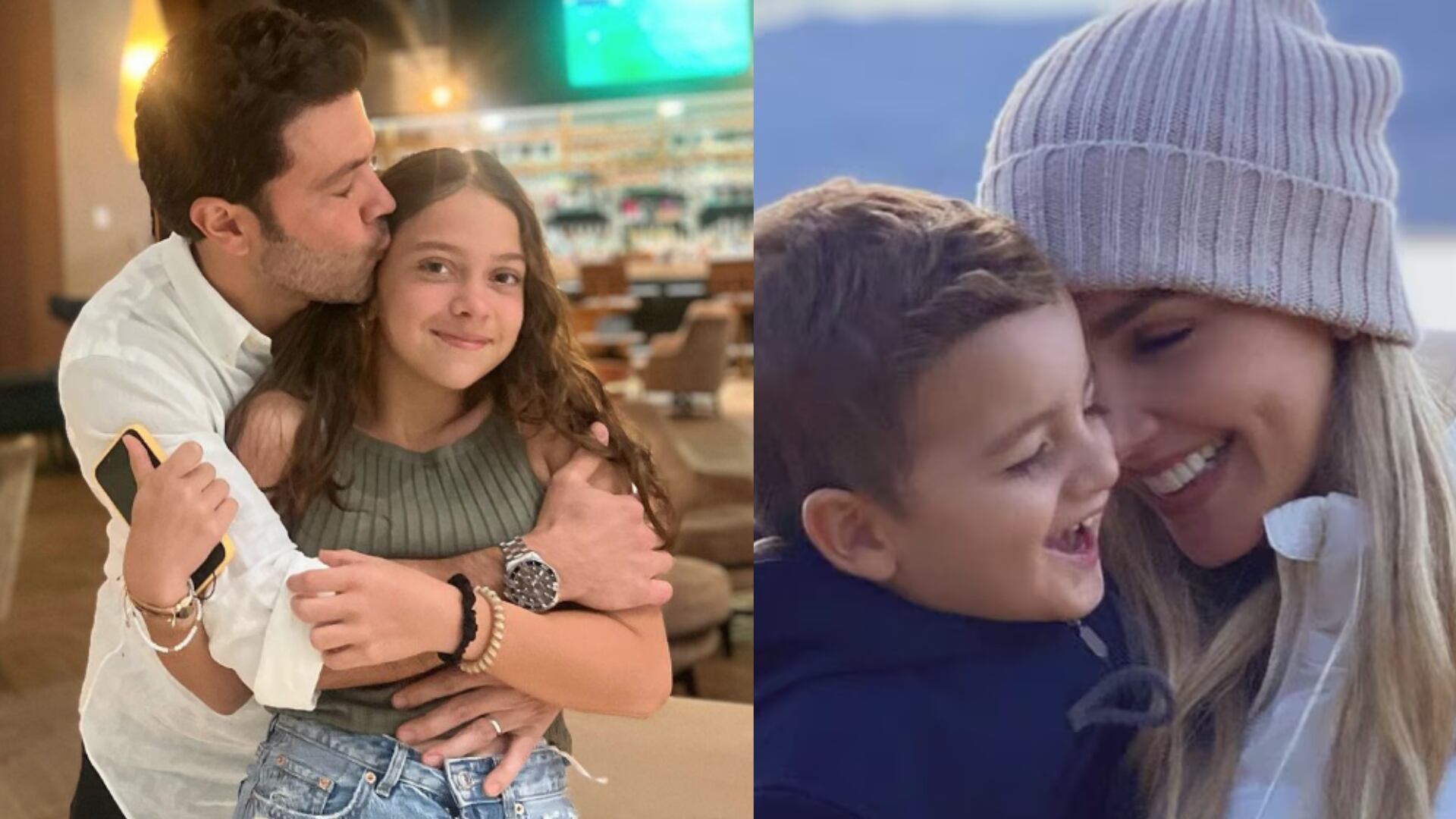 Melina Ramírez y Juan Manuel Mendoza mostraron la relación de sus hijos