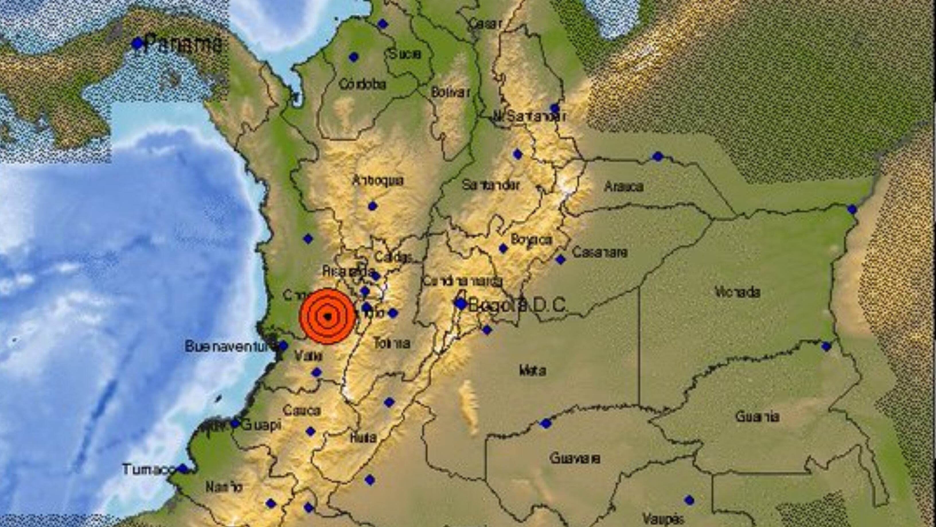 Tembló en Colombia hoy 22 de mayo de 2023