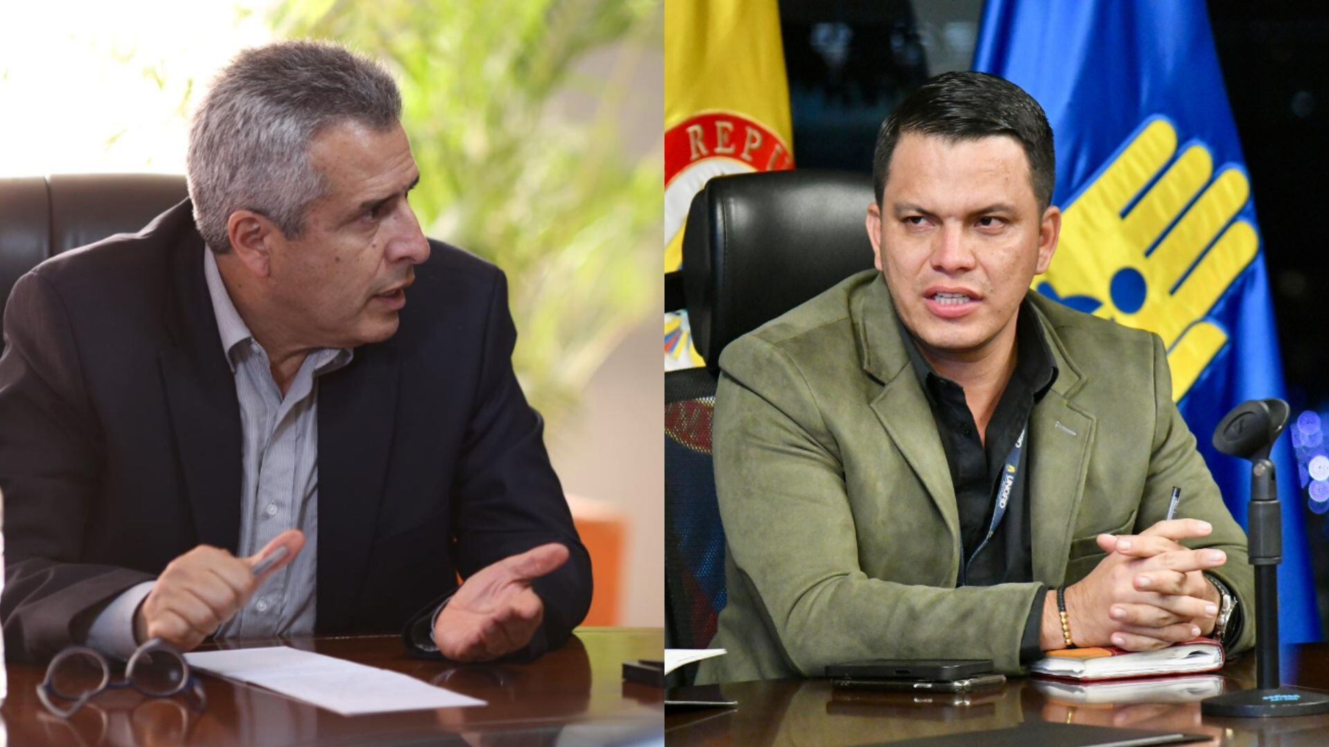 Luis Fernando Velasco y Sneyder Pinilla.