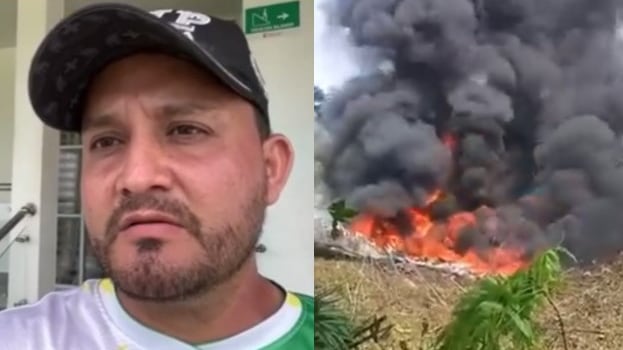 Foto del secretario de Gobierno de Puerto Leguízamo, Carlos Arbey Claros, quién confirmó un nuevo y más dramático balance: 33 personas fallecidas y al menos 81 heridos.