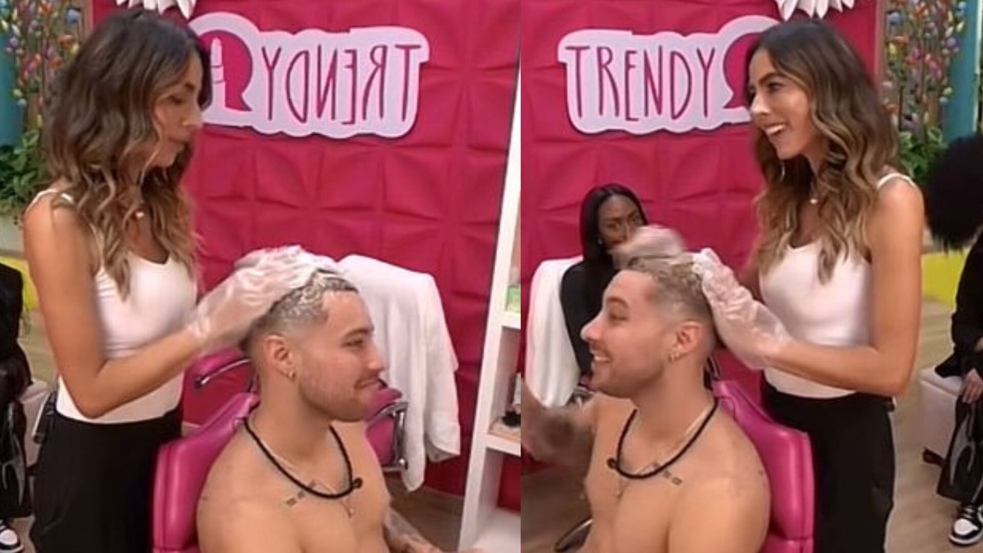 Carla Giraldo y Miguel Melfi se coquetearon en 'La Casa de los Famosos'