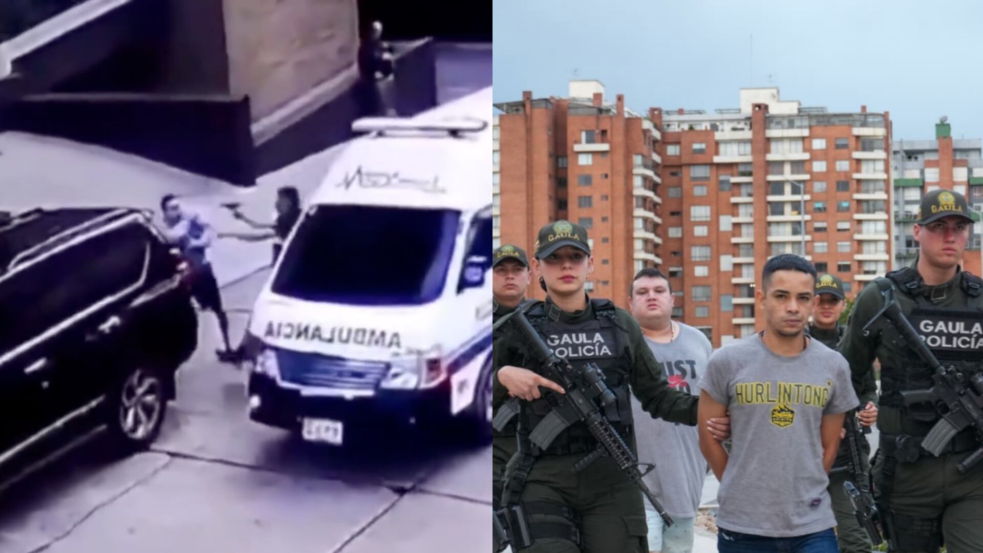 Capturan a dos personas señaladas de intentar secuestrar a un empresario en Bogotá.