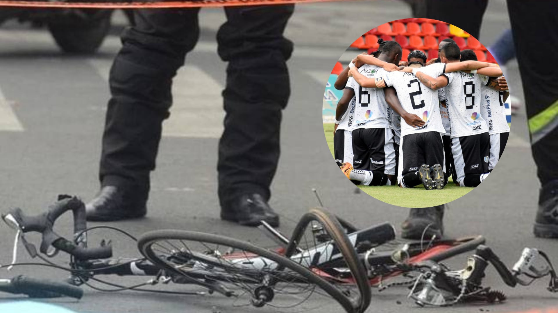 Futbolista de equipo de la A atropelló a un ciclista y le causó la muerte.