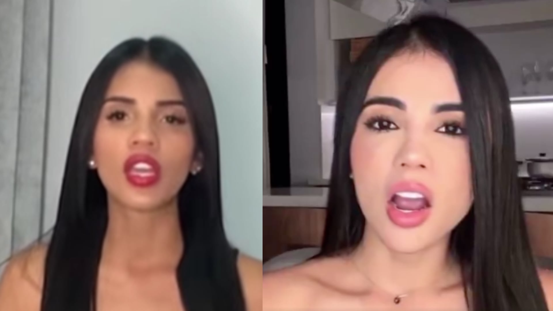 Karina García cuando inició en redes