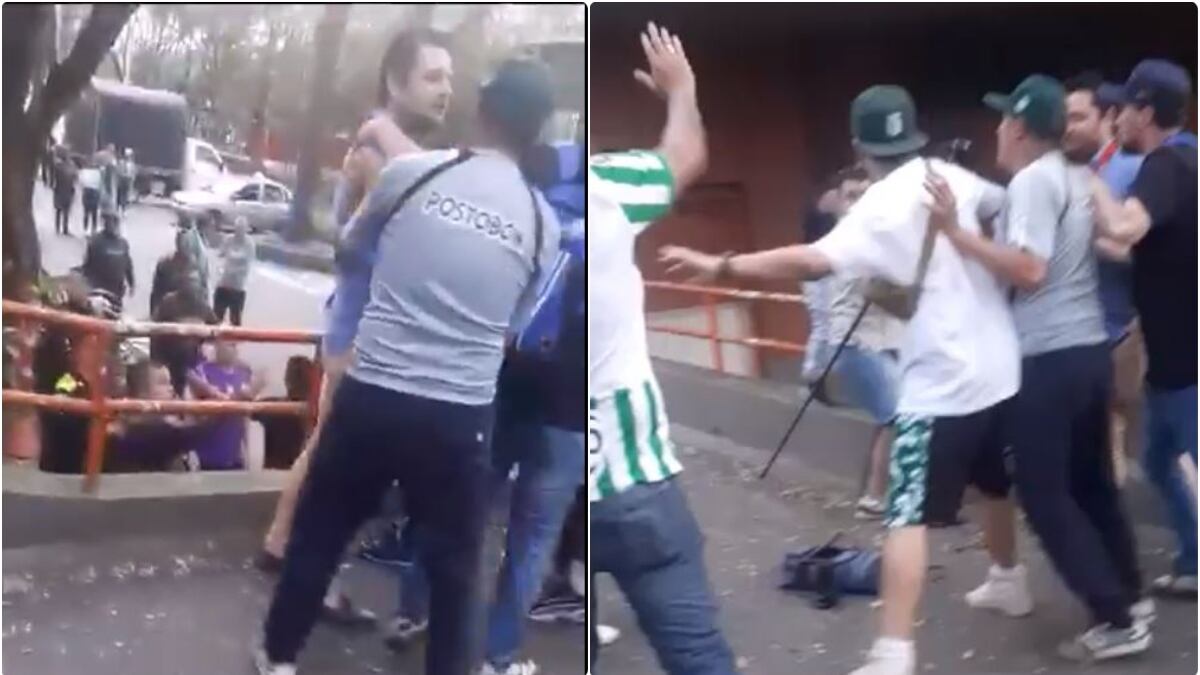 José Luis Alarcón fue agredido en su rostro por una turba de hinchas de Nacional