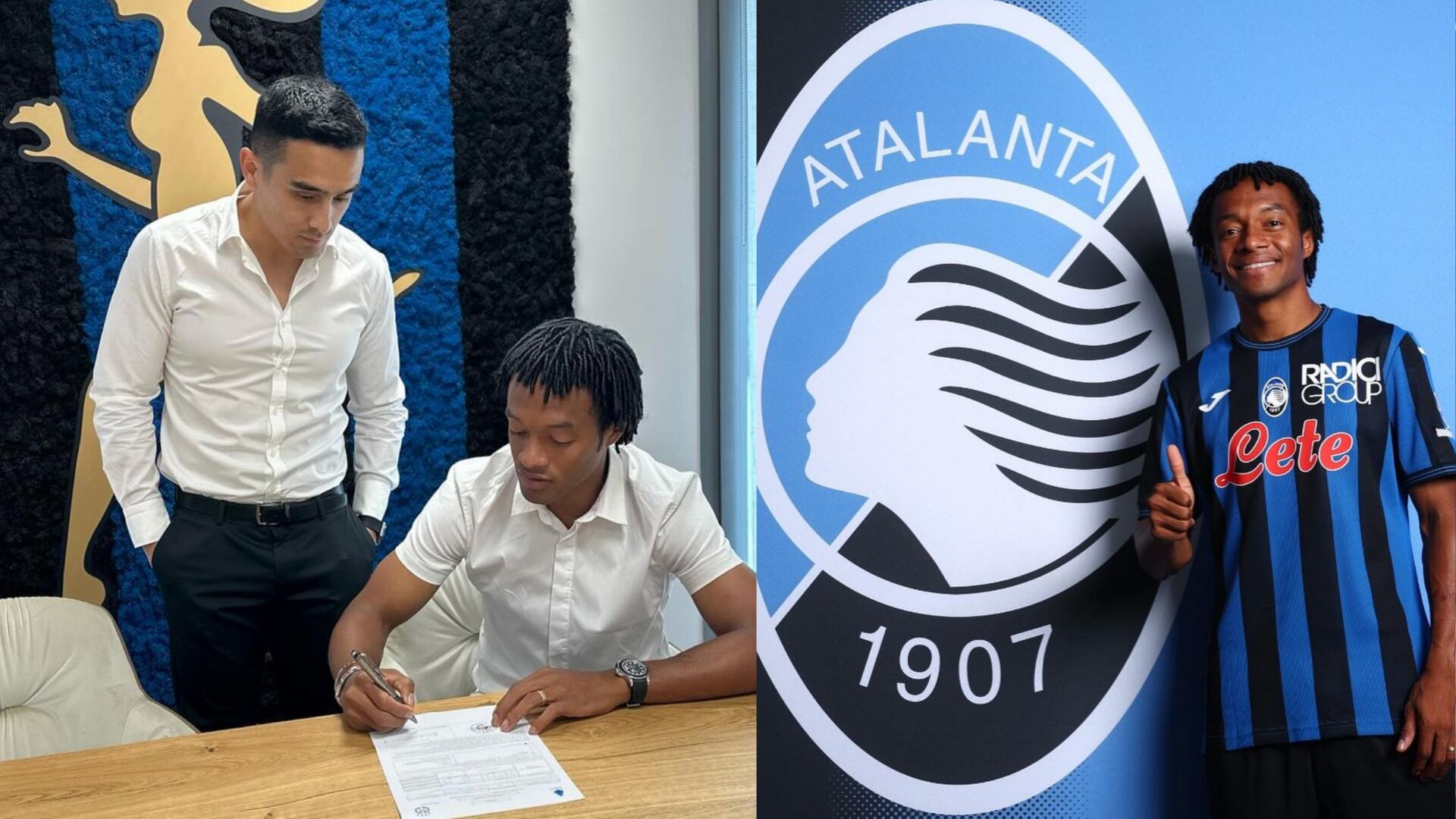 Juan Guillermo Cuadrado es nuevo futbolista de Atalanta