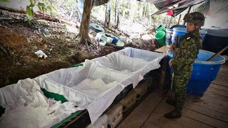 Desmantelan 11 laboratorios de cocaína en el sur del Meta de la estructura Marco Aurelio Buendía
