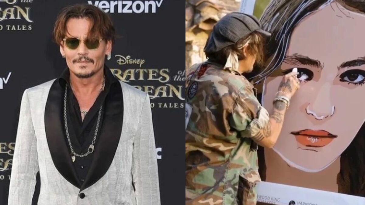Johnny Depp pintor