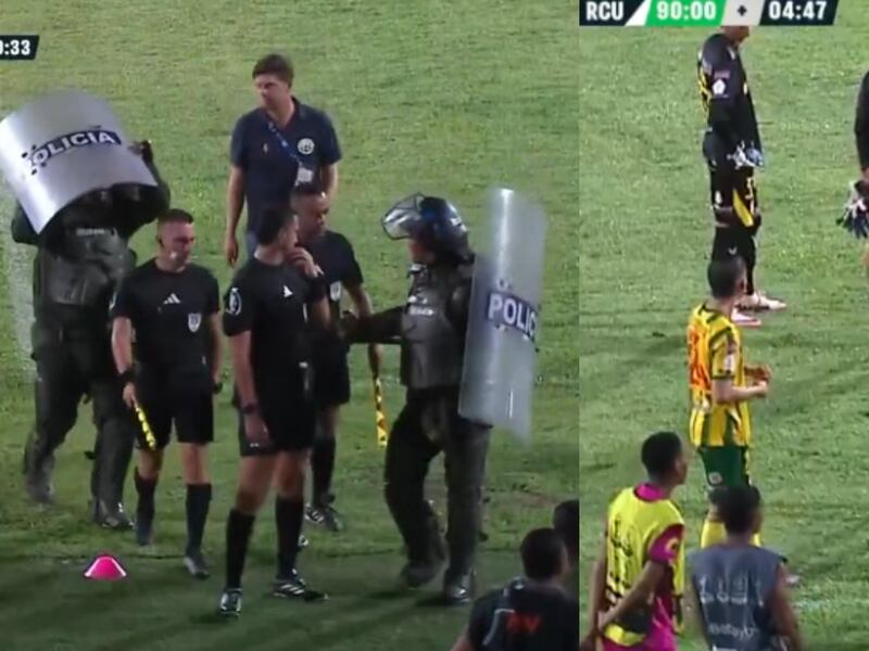 Hinchas del Real Cartagena invadieron el Jaime Morón y casi no dejaron terminar el partido de su equipo