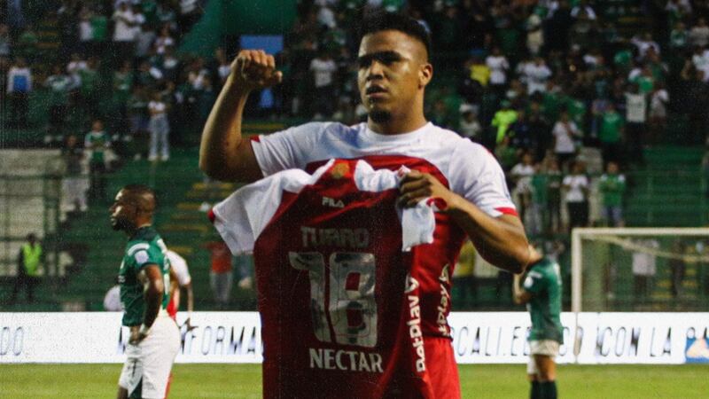 Iván Scarpetta le dedicó el gol de la clasificación de Santa Fe al ‘Turro’ Olivera por el fallecimiento de un ser querido