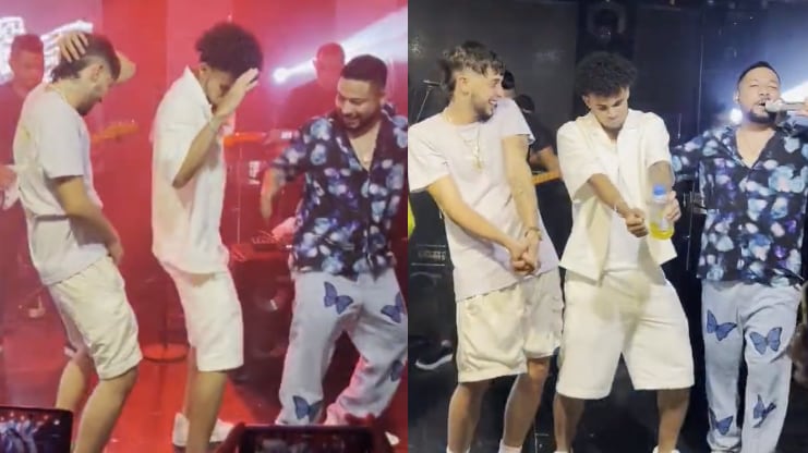 Luis Díaz en 'parranda' vallenata