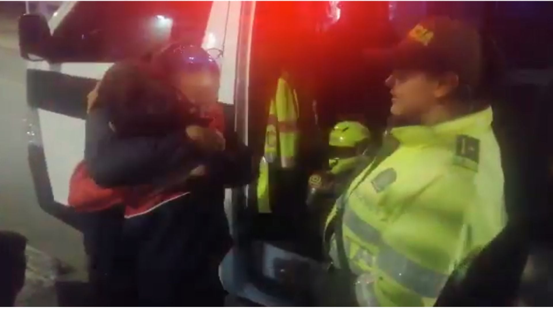 Captura video, cortesía, Policía Nacional