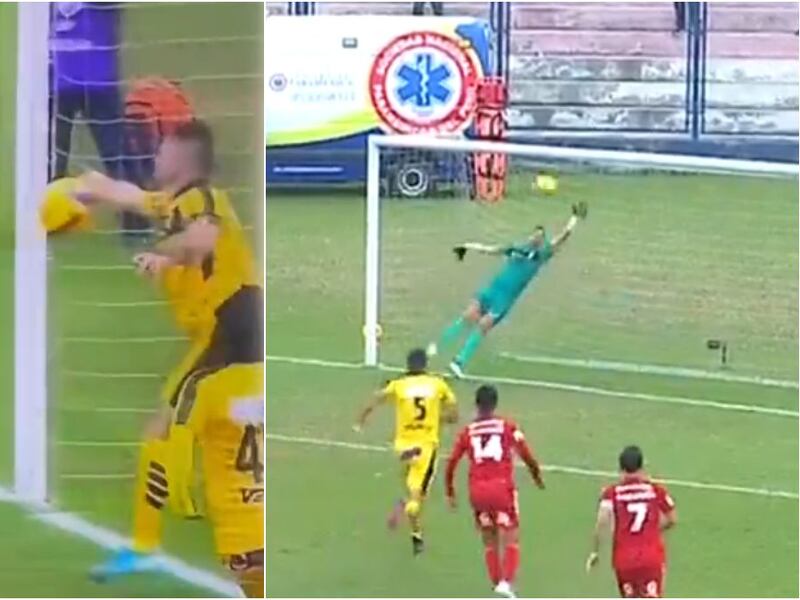 Evitó el gol con una mano al 94’, pero el cobro del penal fue aún más alocado