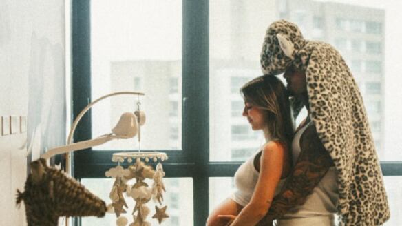 “A días de conocerte”: Maluma compartió tierna galería fotográfica a pocos días del nacimiento de su hija Paris