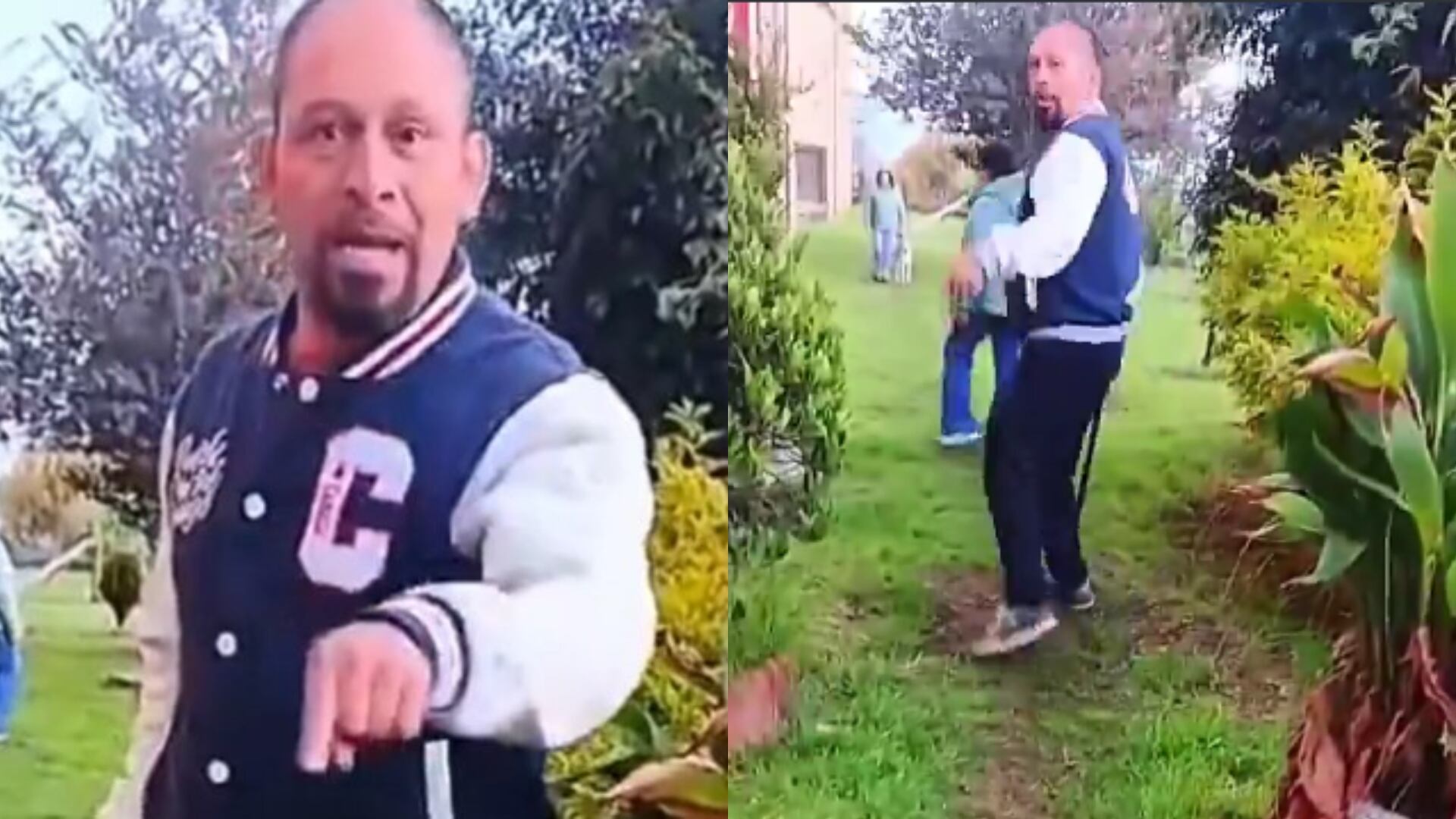 Hombre amenaza con matar a un perro usando un palo en Suba; empleado del conjunto intervino para proteger el animal y fue intimado (Foto: captura de redes sociales 21 de octubre de 2025)