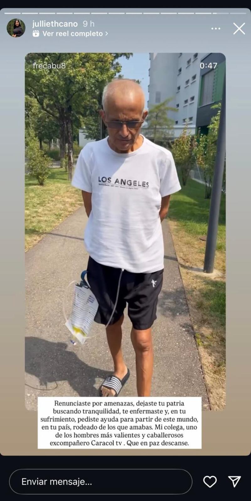 Fredy Calvache caracol