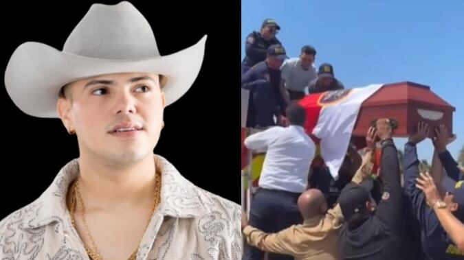 Funeral del cantante de música popular Zair Guette asesinado en Barranquilla.