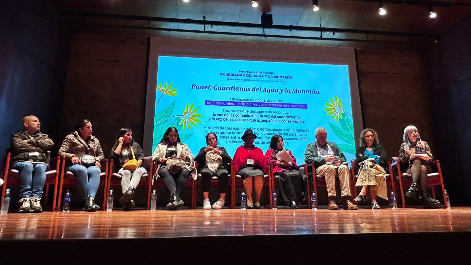 Foto “Guardianas del Agua”: mujeres del páramo protagonizan foro sobre sostenibilidad y territorio.