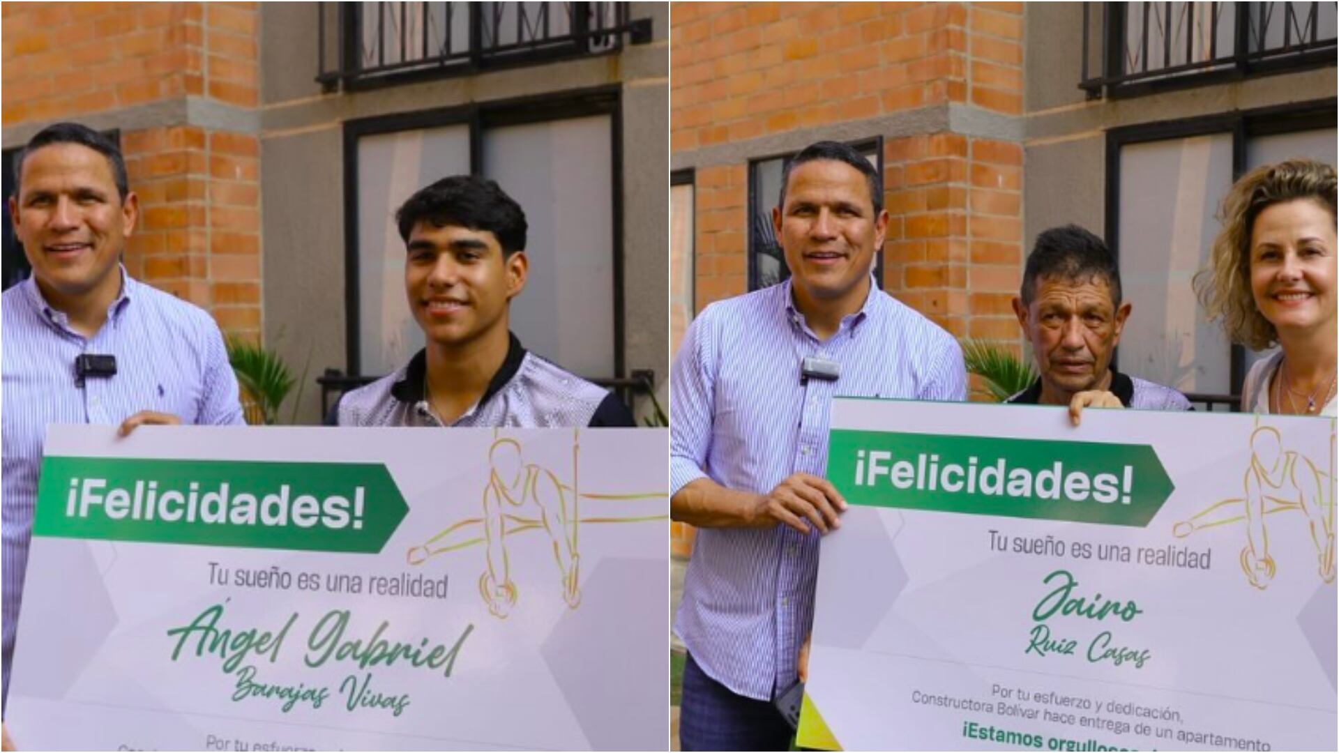 Ángel Barajas y su entrenador recibieron apartamento en Cúcuta (Redes sociales)
