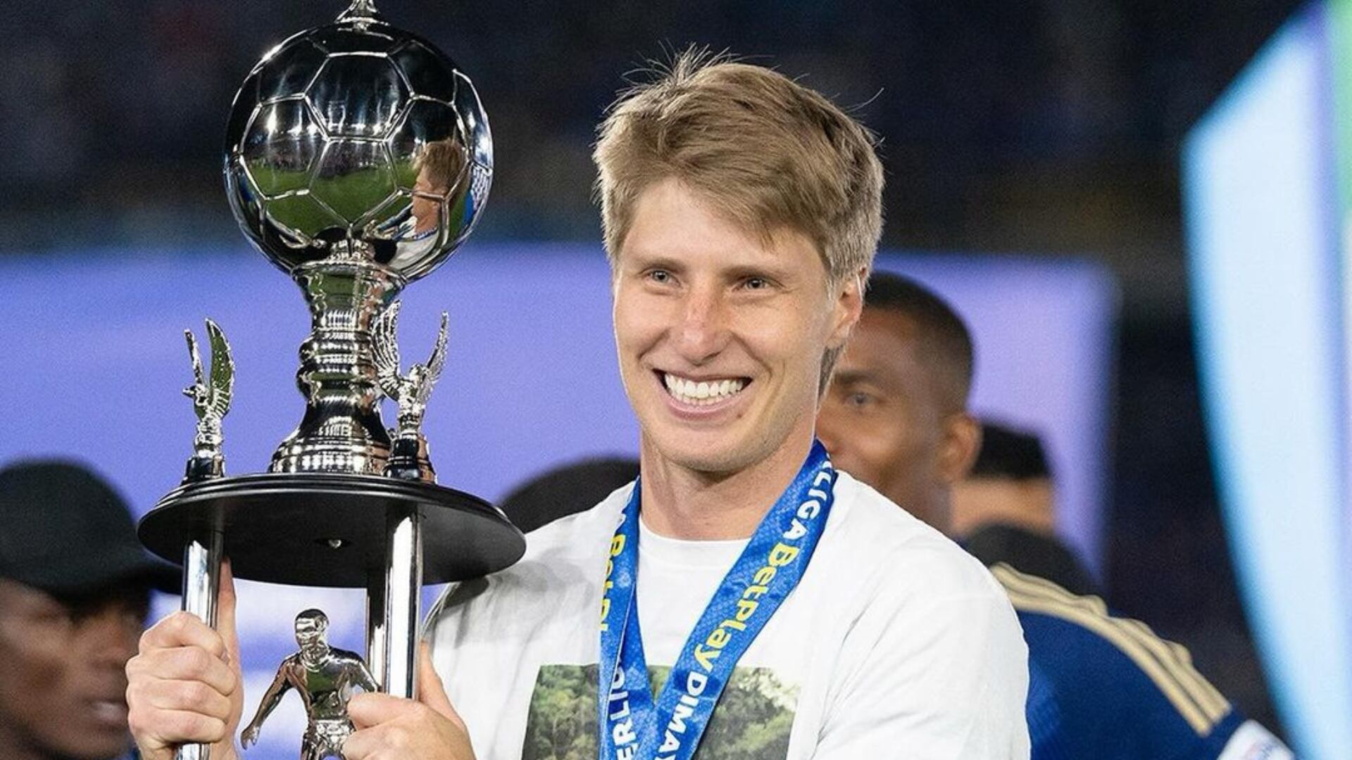 Andrés Llinás le dedicó a su mejor amigo el título de Millonarios en la Superliga BetPlay 2023