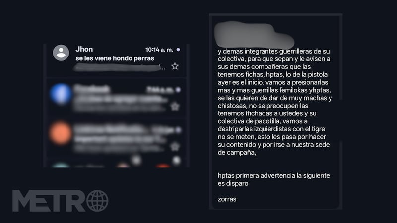 Denuncia de amenazas contra activista feminista, Abelardo De la Espriella, Bogotá, Gustavo Petro