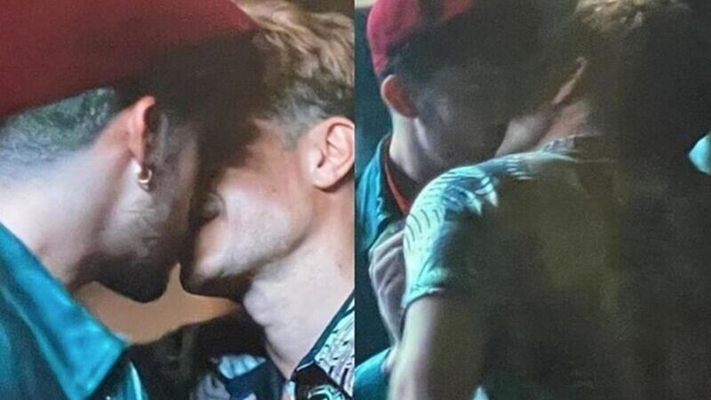 Gael García y Bad Bunny protagonizan apasionado beso en una nueva película