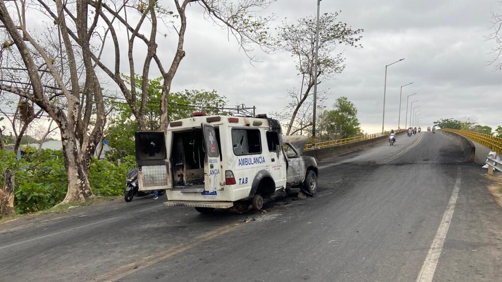 Vías afectadas en Antioquia