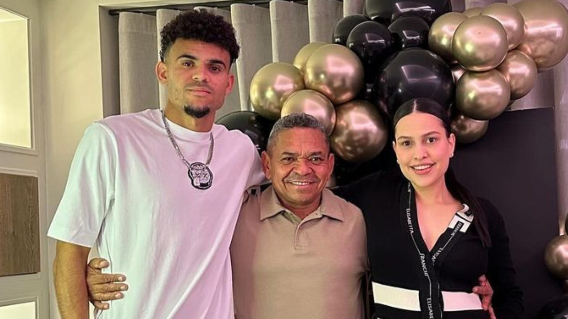 Esposa de Luis Díaz recibió tierno mensaje de cumpleaños de su suegro, Mane Díaz.