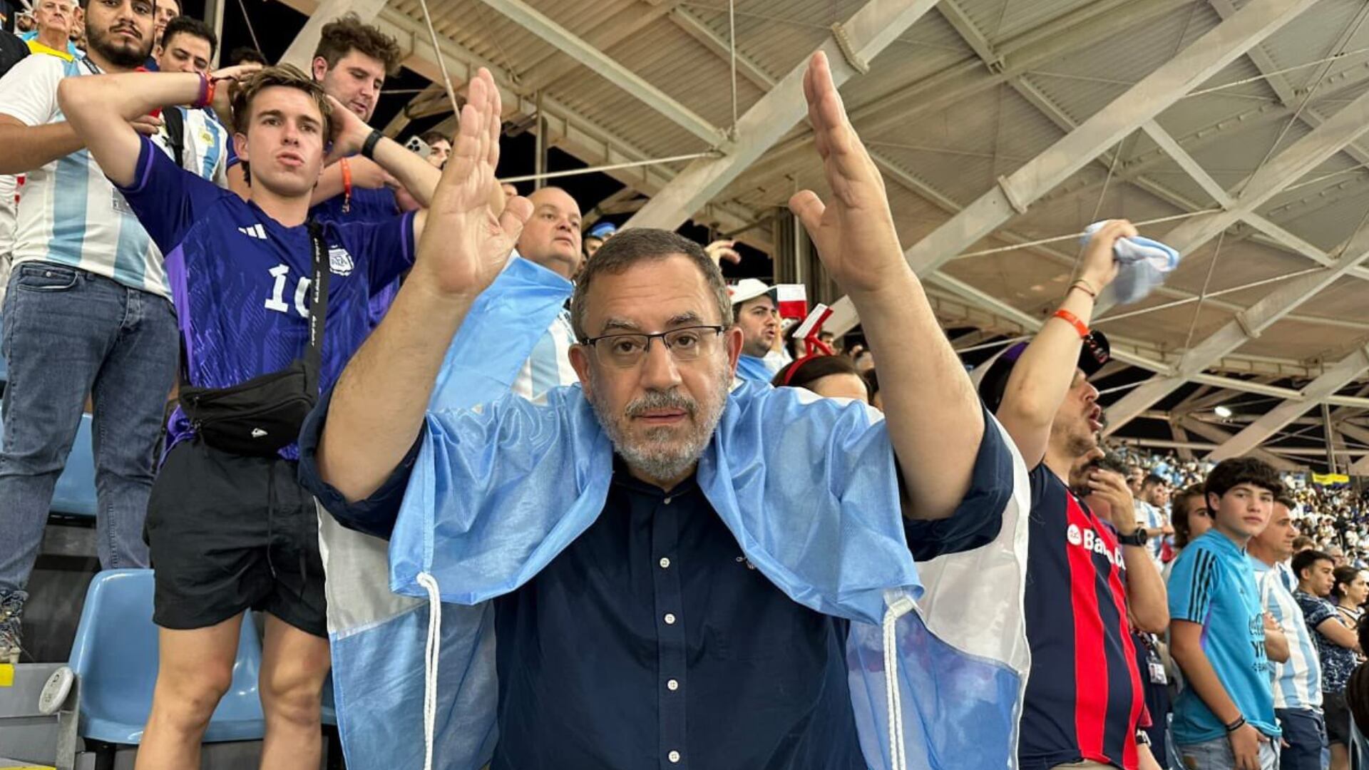 El argentino que rompió récord de mayor número de partidos vistos en un mismo Mundial.