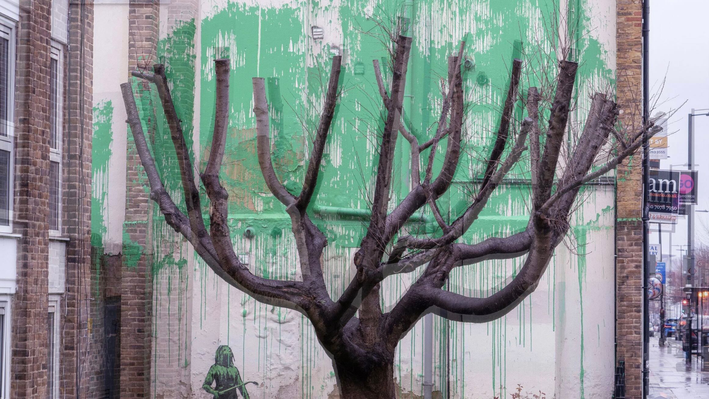 Nueva obra de Banksy