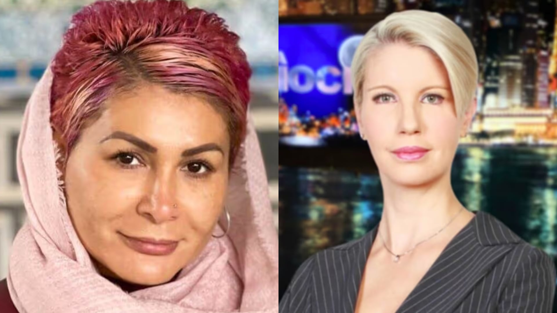 Ayda Valencia y Claudia Gusatti.