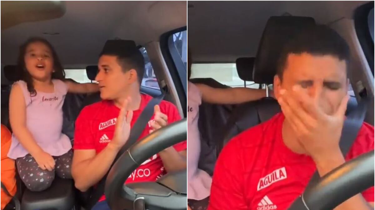 Niña ilusionó a su padre con alentar al Medellín, pero cantó por Nacional