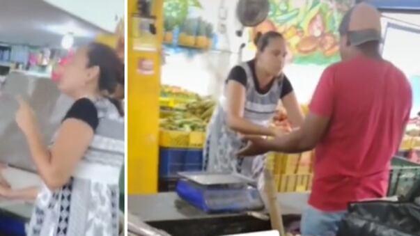 Mujer intentó llevarse un mercado sin pagar en nombre de Dios