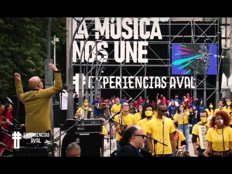 (Video) ‘La música nos une’: el emotivo concierto por la reactivación cultural en el país