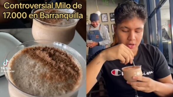 Milo de 17 mil pesos que indigna por su alto precio en Barranquilla.