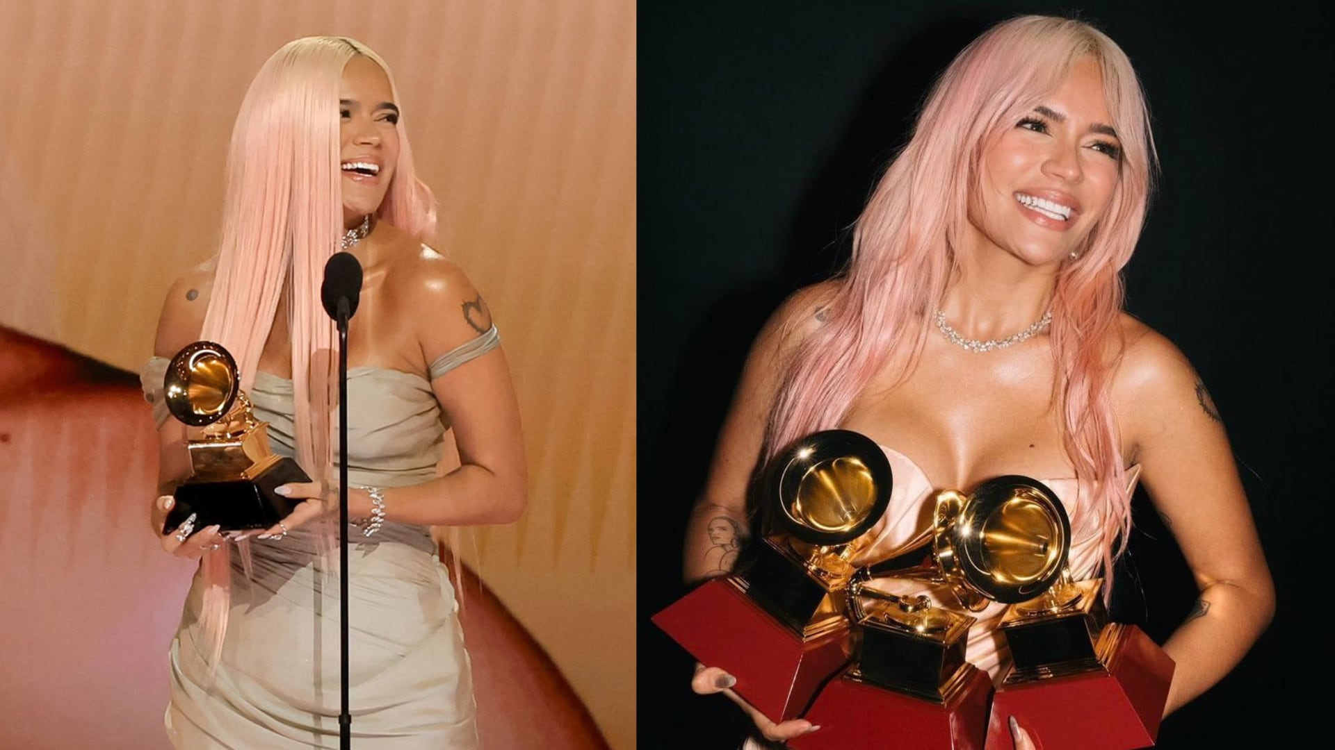 Karol G hizo que el mañana fuera bonito y se ganó el Grammy en la categoría ‘Mejor Álbum de Música Urbana’